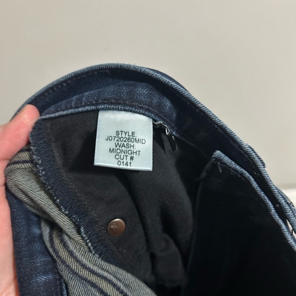 VERONICA BEARD Womens Jeans Carly “11 Kick Flare In Midnight Stretch Size 24 - Picture 7 of 8